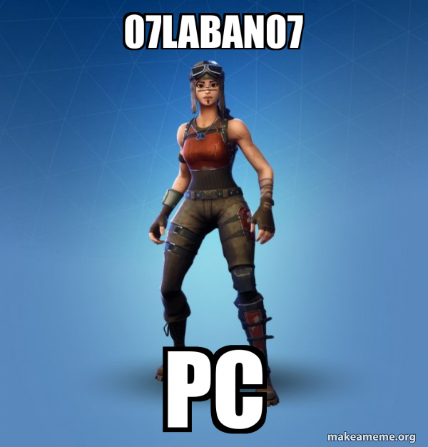 Renegade Raider Fortnite Skin meme