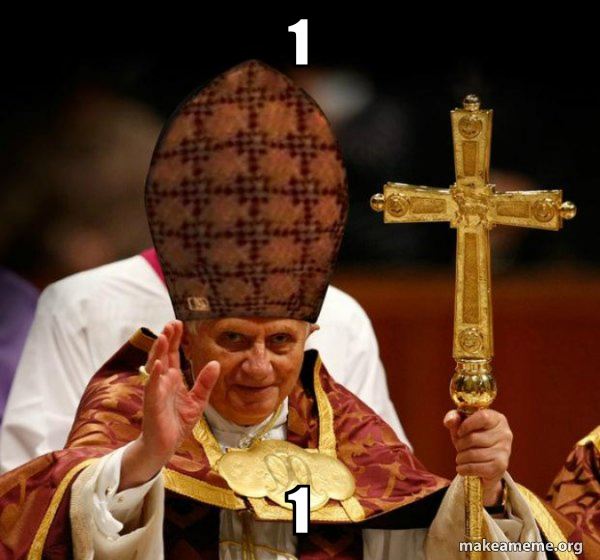 Scumbag Pope meme