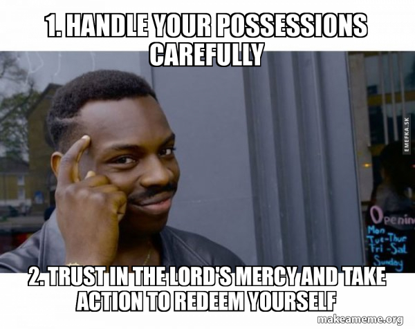 Roll Safe Black Guy Pointing at His Head meme