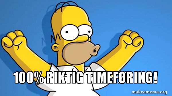 Timeføring Timeføring