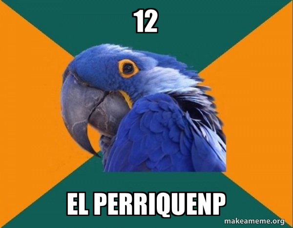 Paranoid Parrot meme