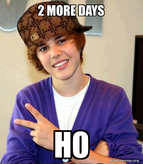 Scumbag Justin Bieber meme