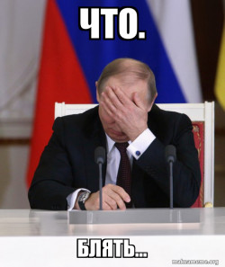 Putin Facepalm