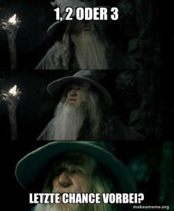 Confused Gandalf