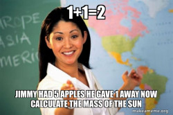 Unhelpful High School Teacher