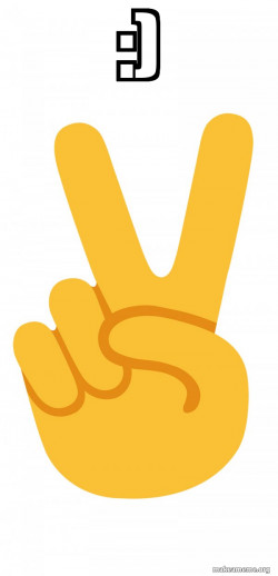 Peace Sign Emoji
