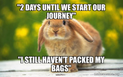 One more day until we begin our walking journey
