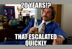 Ron Burgundy - boy that escalated quickly