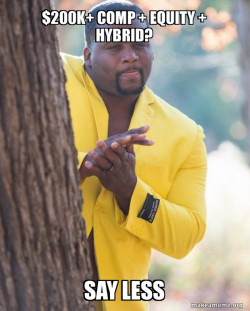 Anthony Adams in Yellow Suit Rubbing Hands