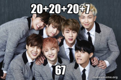 K-Pop Band BTS (Bangtan Boys)