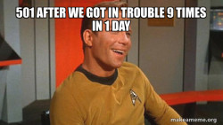 Ridiculously Photogenic Starship Captain