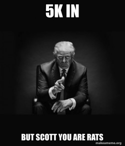 Trump Sitting In Chair - I Am In Their Way