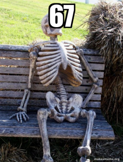 Waiting Skeleton