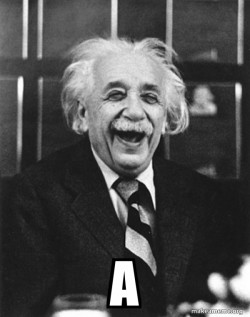 Laughing Albert Einstein