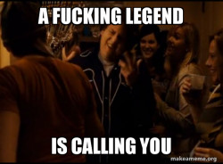 Fuck me right. Alternative Seth from Superbad meme