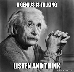 Serious Albert Einstein