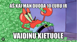 Mr Krabs Money