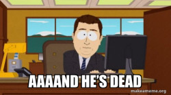 aaaand its gone