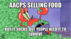 AACPS SELLING FOOD