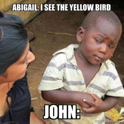 Skeptical Third World Kid