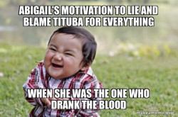 Evil, scheming toddler