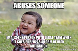 Evil, scheming toddler
