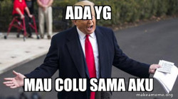 Trump - kebelet coli