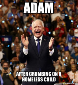 Happy Tim Walz