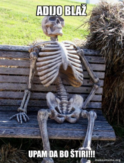 Waiting Skeleton