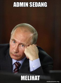 Contemplative Putin