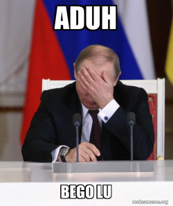 Putin Facepalm