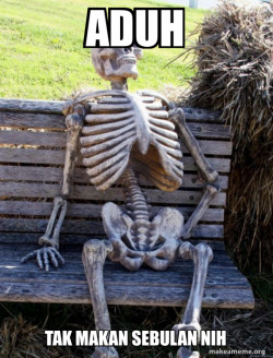 Waiting Skeleton