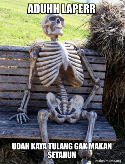 Waiting Skeleton