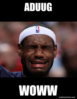 Lebron Crying