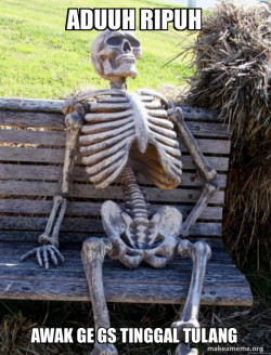 Waiting Skeleton