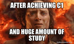 Frodo it's over it's done