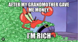 Mr Krabs Money