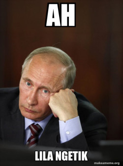 Contemplative Putin