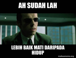 Agent Smith from the Matrix
