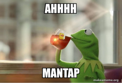 Kermit Drinking Tea