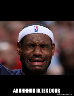 Lebron Crying