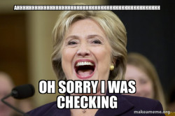 Hillary Clinton Laughs