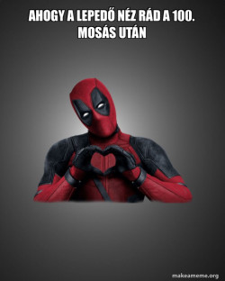 Deadpool Heart Hands