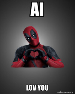 Deadpool Heart Hands