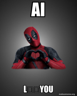 Deadpool Heart Hands