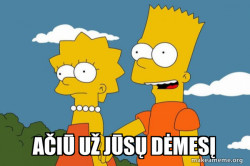 Bart and Lisa Chat