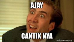 Sarcastic Nicholas Cage
