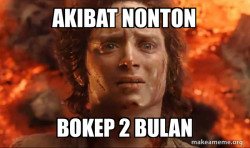 Frodo it's over it's done
