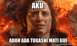 Frodo it's over it's done