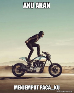 Keanu Reeves Stunt Bike